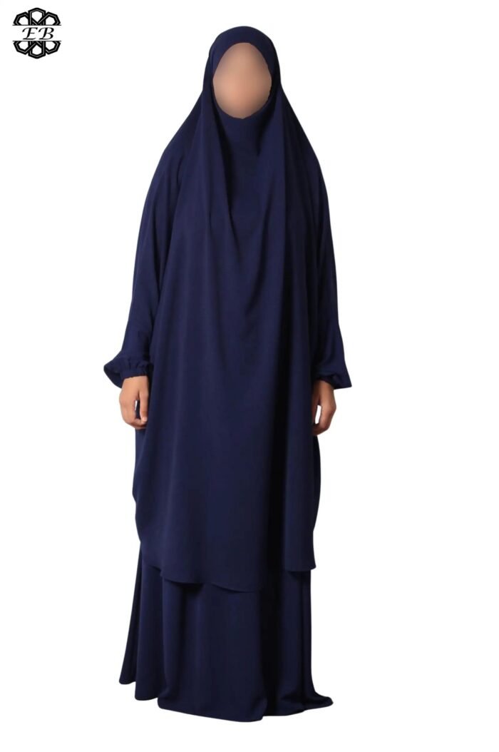 Grossiste jilbab 2 pièces jupe évasée Jazz Kellya by El Bassira – Image 8