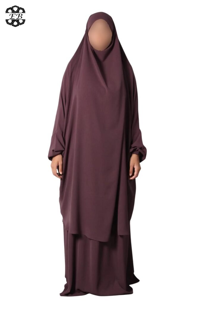 Grossiste jilbab 2 pièces jupe évasée Jazz Kellya by El Bassira – Image 6