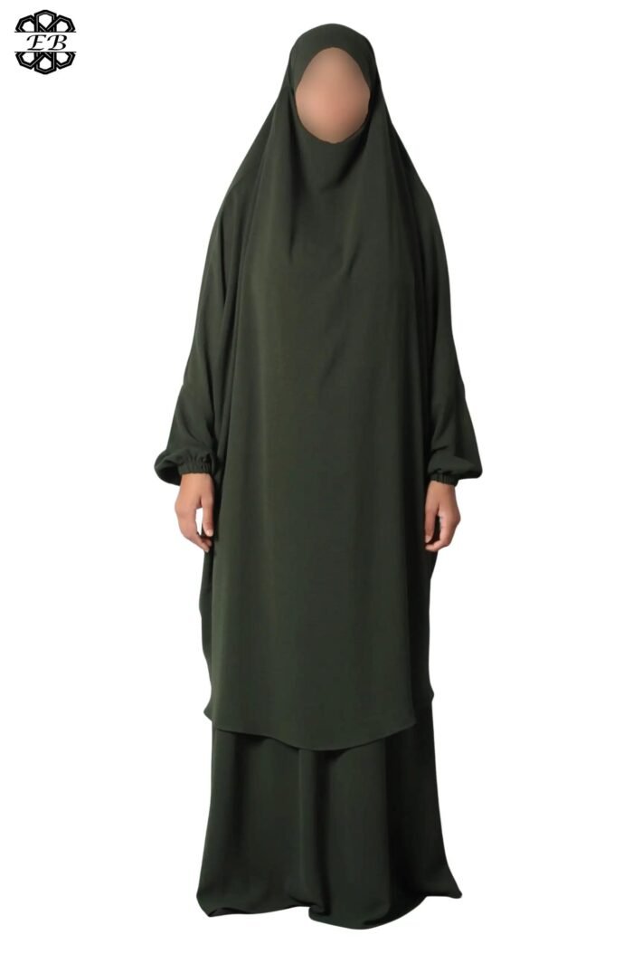 Grossiste jilbab 2 pièces jupe évasée Jazz Kellya by El Bassira – Image 4