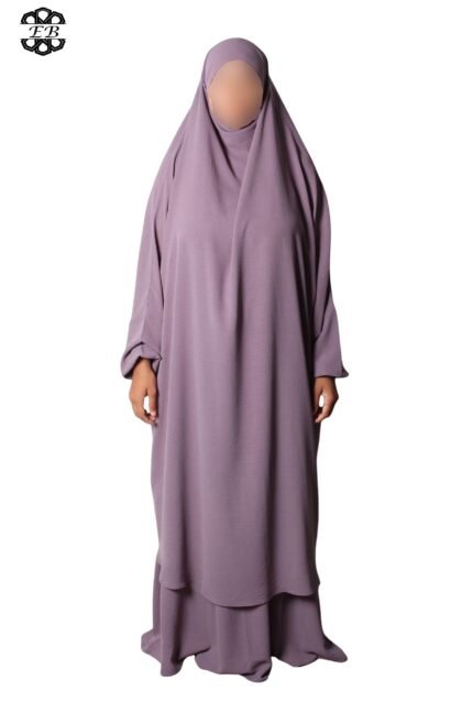 jilbab 2 pieces jupe evasee jazz monoscape el bassira A2j 1