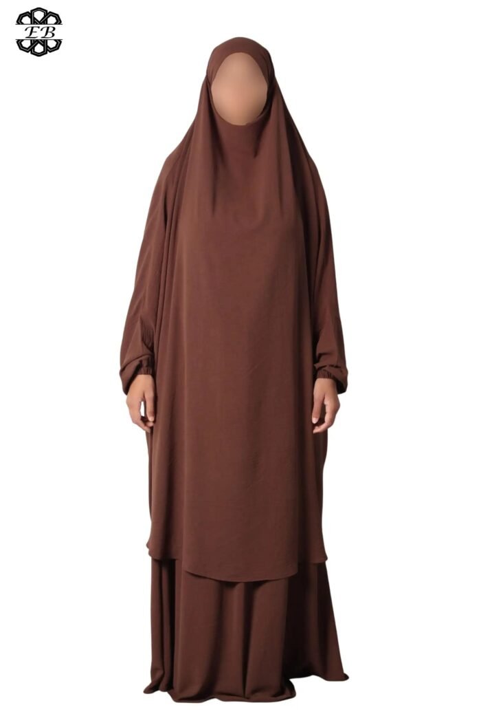 Grossiste jilbab 2 pièces jupe évasée Jazz Kellya by El Bassira – Image 2