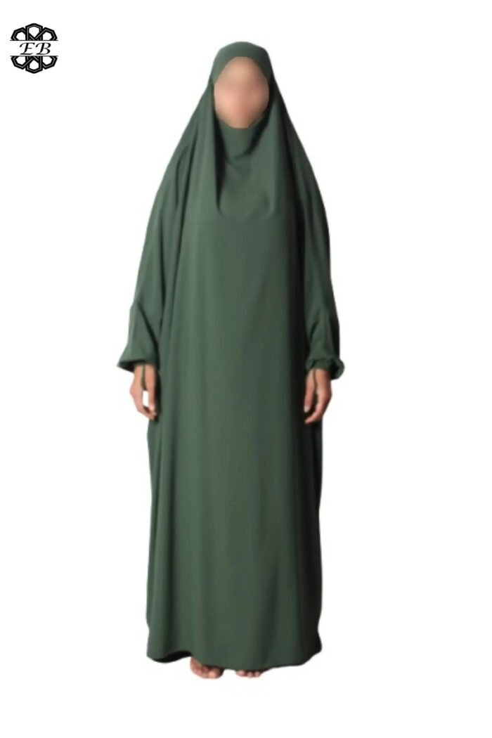 Grossiste jilbab Soie de Médine 1 pièce El Bassira – Image 27