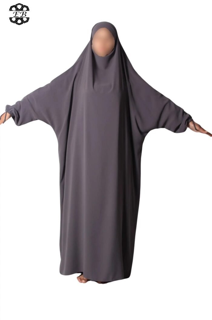 Grossiste jilbab Soie de Médine 1 pièce El Bassira – Image 18