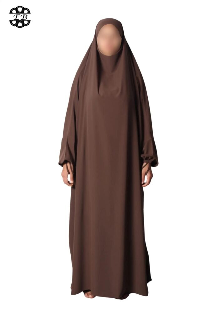 Grossiste jilbab Soie de Médine 1 pièce El Bassira – Image 12