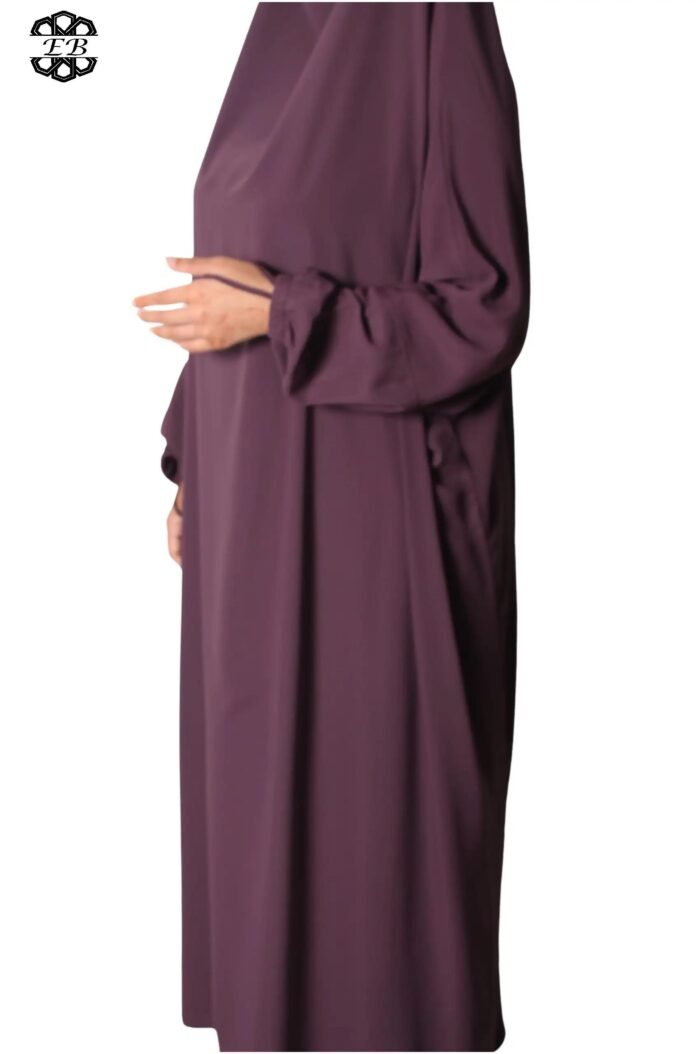 Grossiste jilbab Soie de Médine 1 pièce El Bassira – Image 11