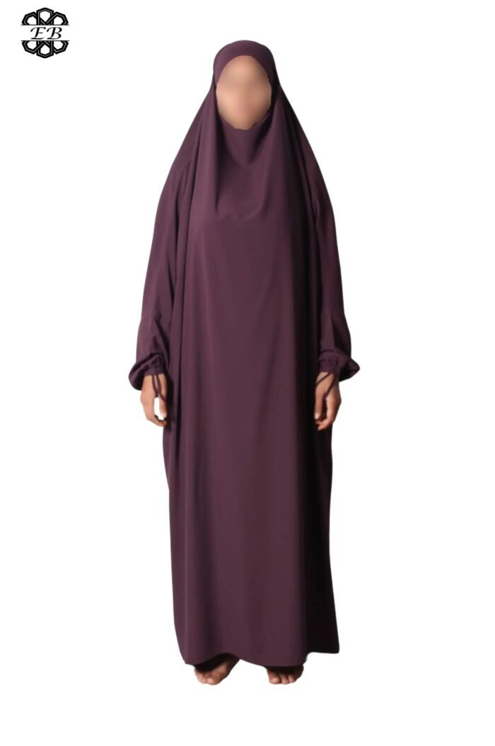 Grossiste jilbab Soie de Médine 1 pièce El Bassira – Image 7