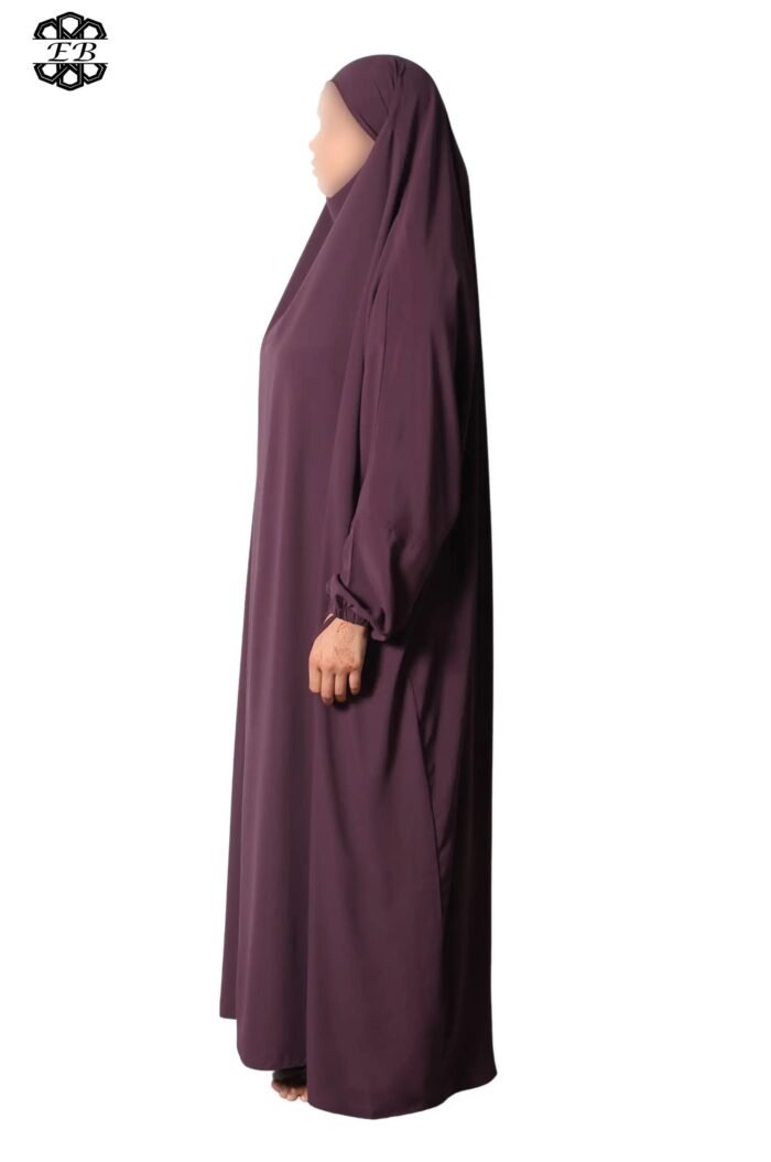 Grossiste jilbab Soie de Médine 1 pièce El Bassira – Image 10