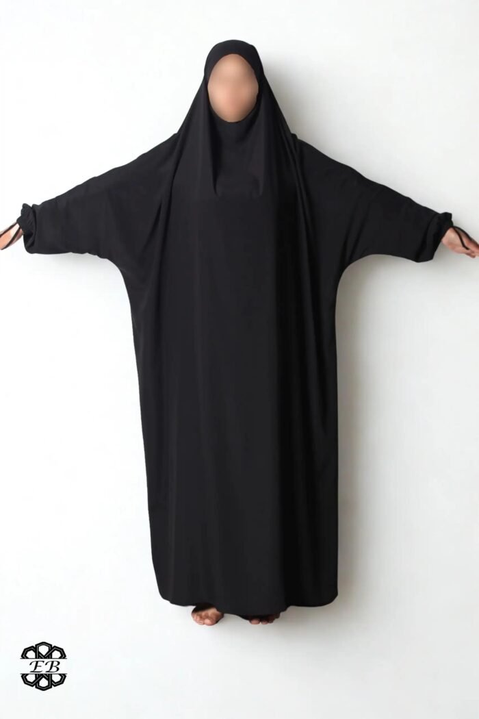 Grossiste jilbab Soie de Médine 1 pièce El Bassira – Image 3