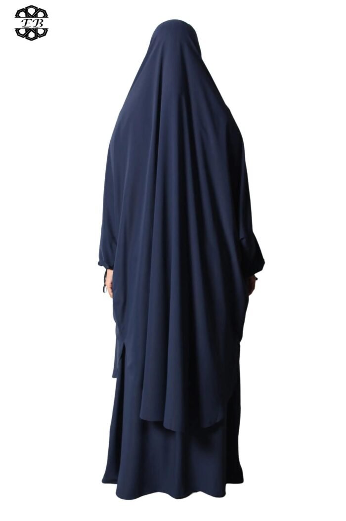 Grossiste jilbab Soie de Médine 2 pièces jupe évasée El Bassira – Image 24